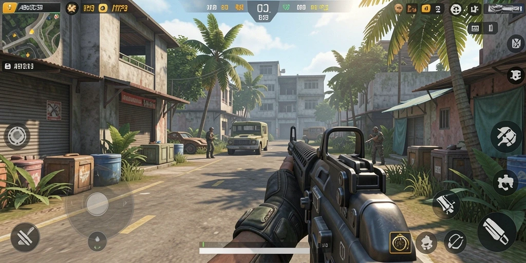 Gameplay mendebarkan dengan pertempuran TPS yang intens.