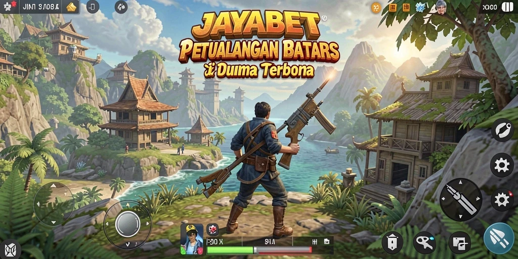 Screenshot gameplay Open World JAYABET menampilkan kebebasan eksplorasi.