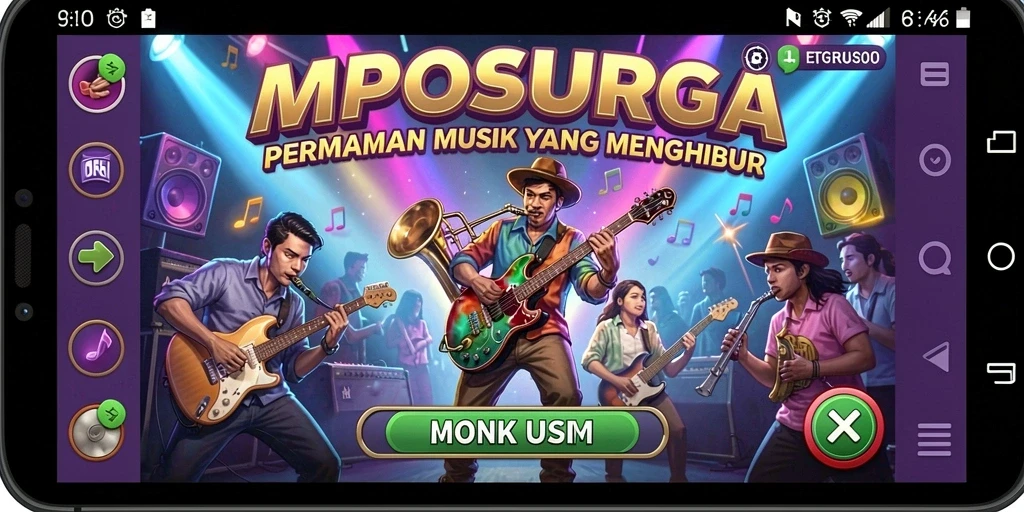 Menampilkan gameplay seru dari MPOSURGA yang interaktif.