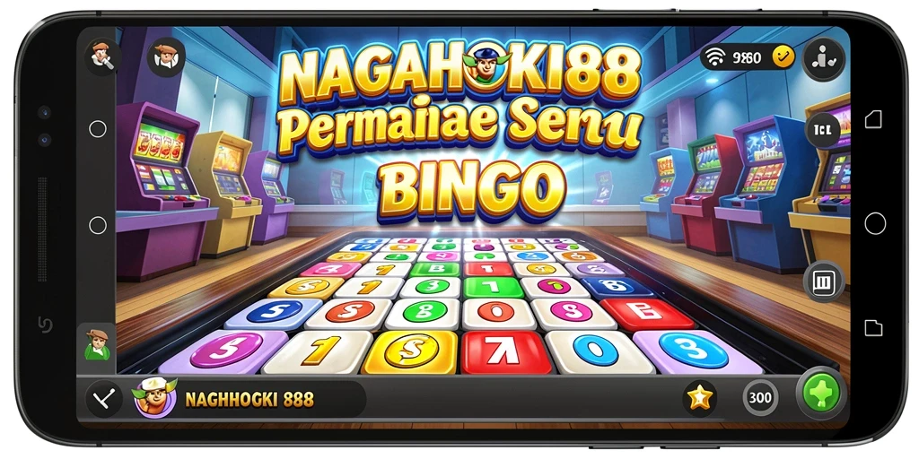 Tampilan gameplay Bingo yang seru dan interaktif di NAGAHOKI88.