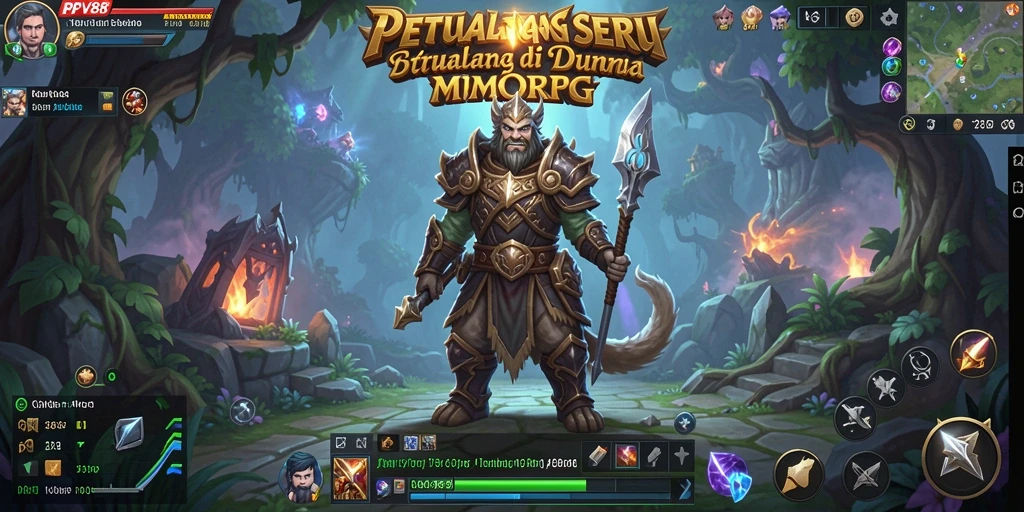 Screenshot PPV88 menampilkan petualangan epik di dunia MMORPG.