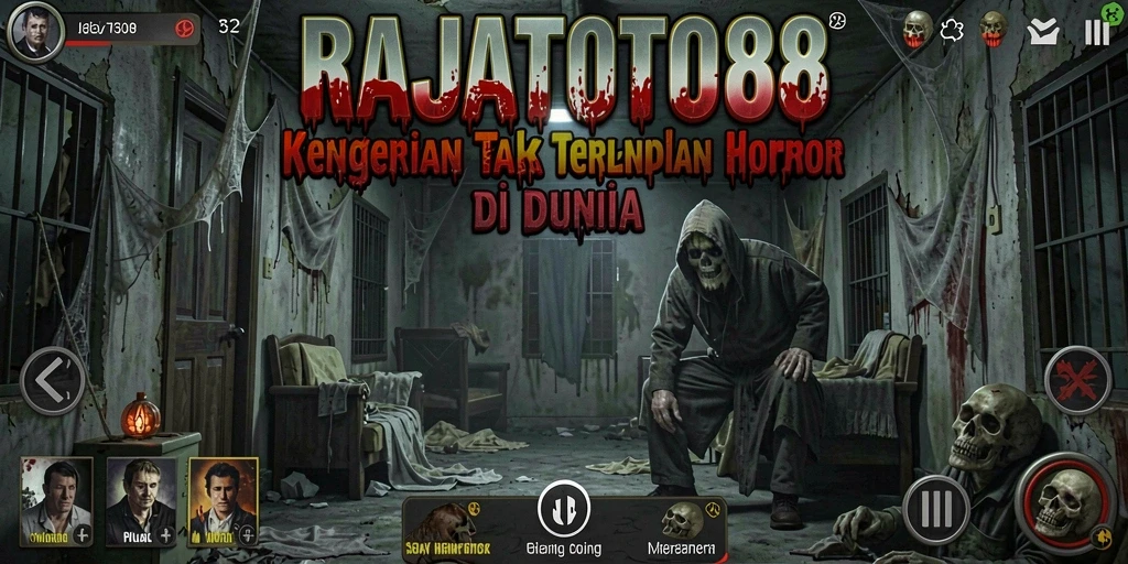 Tampilan gameplay menyeramkan RAJATOTO88 yang penuh ketegangan.