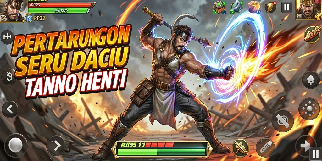 Gameplay seru dengan pertarungan mendebarkan di RR33.