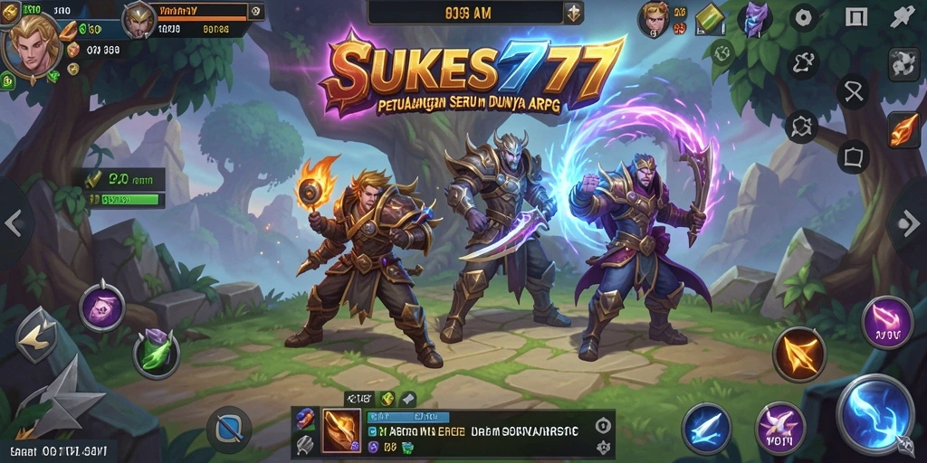 Tampilan gameplay menarik dalam SUKSES777 yang penuh aksi ARPG.
